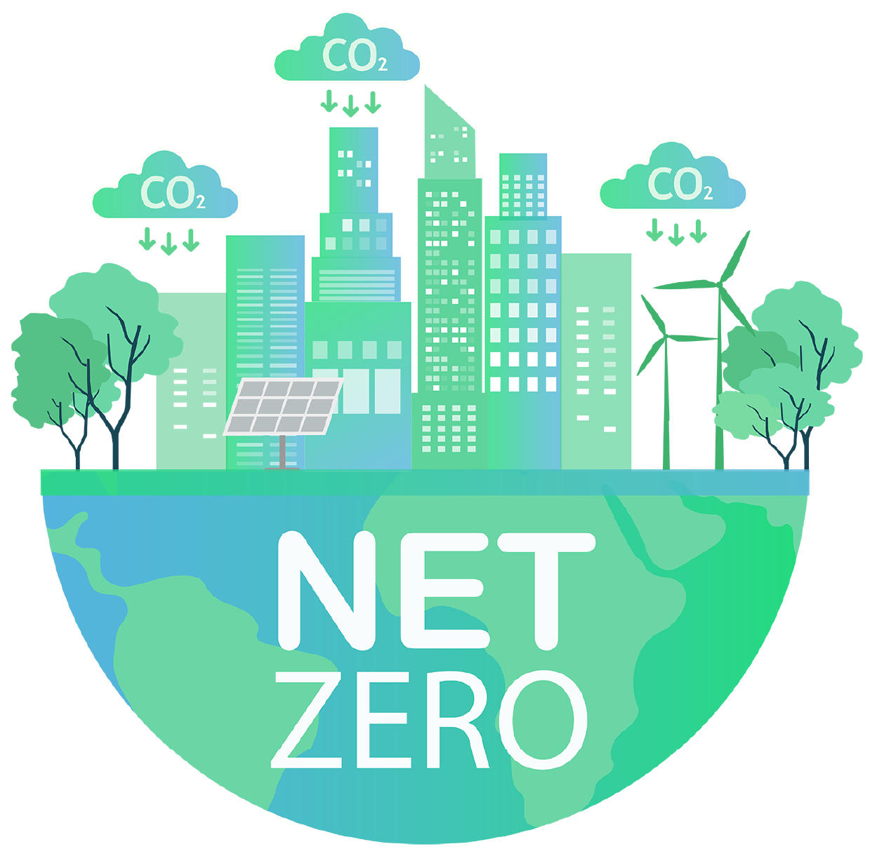 NET ZERO イラスト